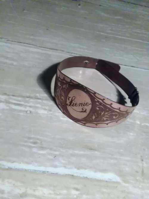 ¿Vintage 9kt rolled bracelet