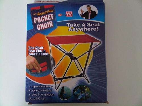 ~~The Chair that fits in your pocket~~