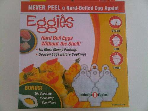 Eggies, never peel a hard boiled egg again. Wholesale prices to the public!!!!!!!!!