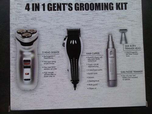 4 IN 1 GENTS GROOMING KIT...