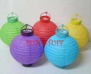 Battery operated paper lanterns. Fantastic for any occasion.