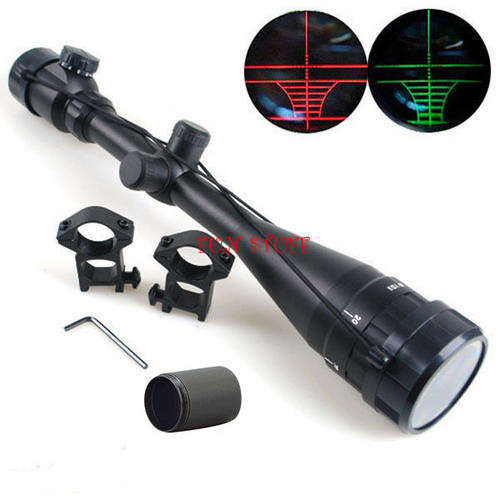 COMET 8-32X50 Aoeg Illuminated Mil-Dot Sniper Rifle Scope with Mounts & Lens Shade