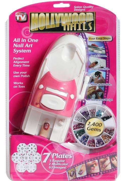 Hollywood nails. Fun, Flirty, Glamorous and Chic! The All-in-One Nail Art System!