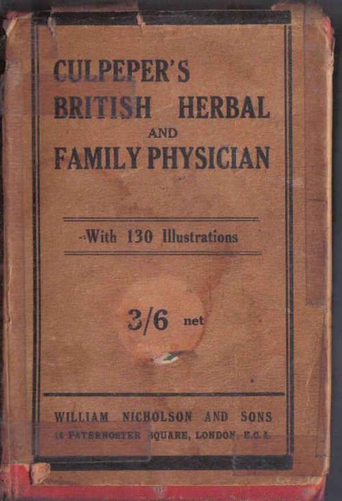 Culpepper's British Herbal and Family Physician 1865 ?