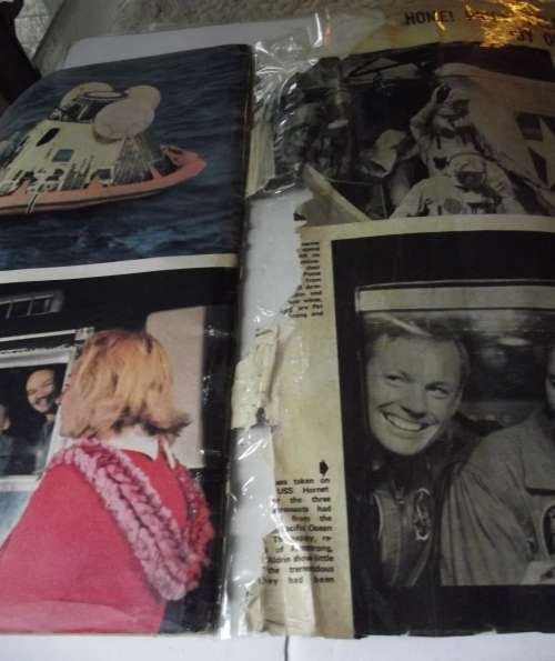 Scope 1969 Magazine - 8 August -  Original pics of Moon landing