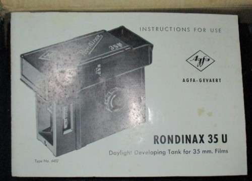 Rondinax 35 U by AGFA [ daylight developing tank for 35mm films ]