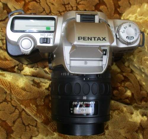 Pentax Camera with built in flash and 35-80mm lense