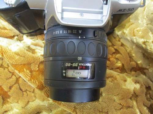 Pentax Camera with built in flash and 35-80mm lense
