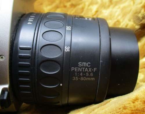 Pentax Camera with built in flash and 35-80mm lense