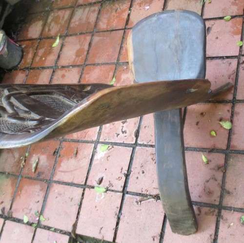Old African Chair Carving size