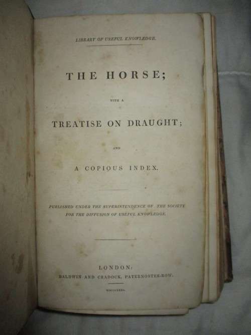 Very old antique Book 1863 ? The Horse