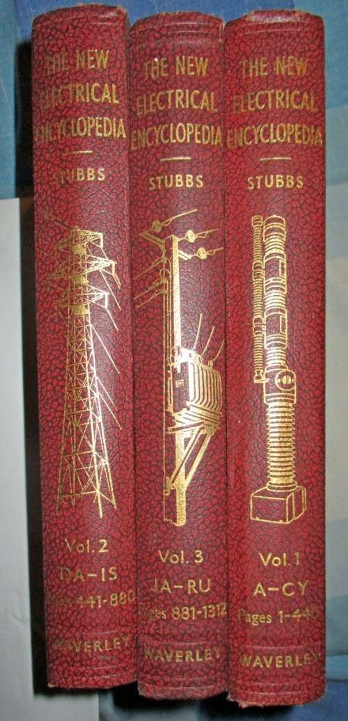 The New Electrical Encyclopaedia 4 Volumes 1950-1960 ?
