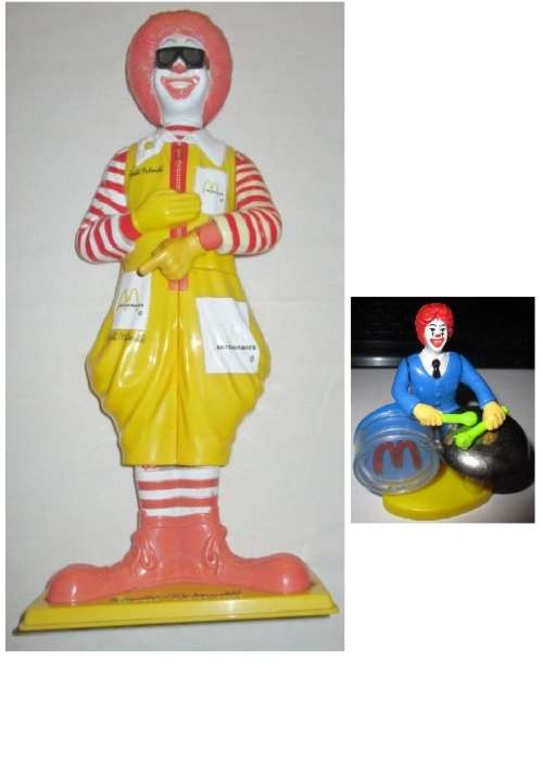 Ronald McDonald Clown and drummer Collectibles