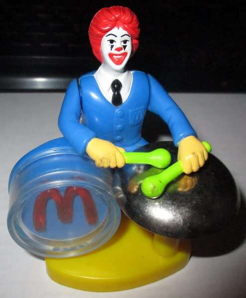 Ronald McDonald Clown and drummer Collectibles