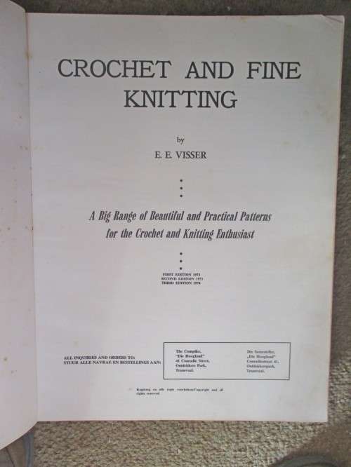 Crochet and Fine Knitting by ee Visser