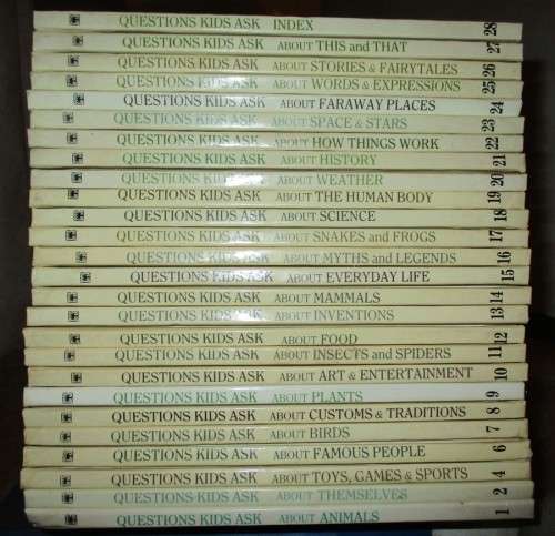 Questions Kids Ask . Mini Encyclopaedia 1-25 [ 2 missing ]