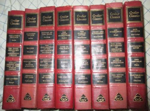 Grolier Classics x 8