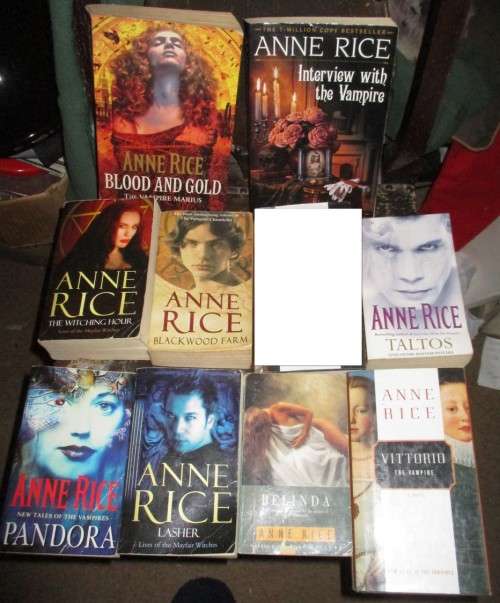 Anne Rice Book Collection x9