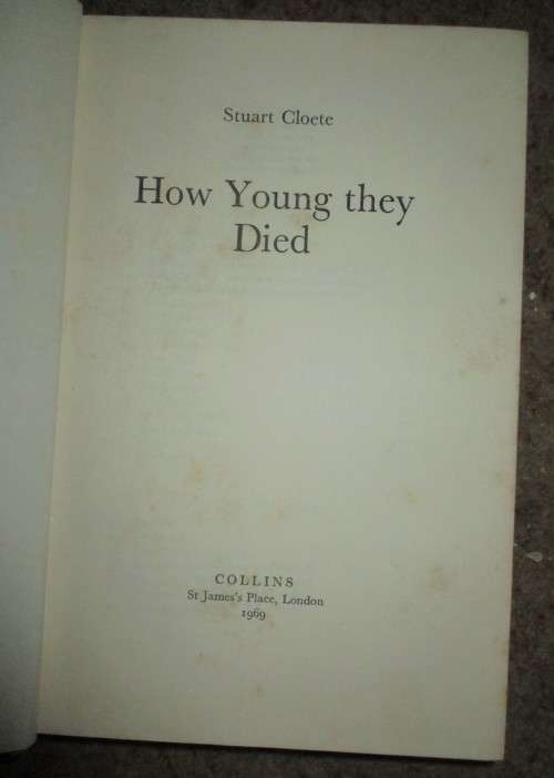 Stuart Cloete books x4