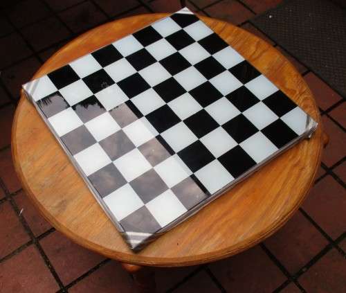 Chess Table . Chess Set and Chess Box