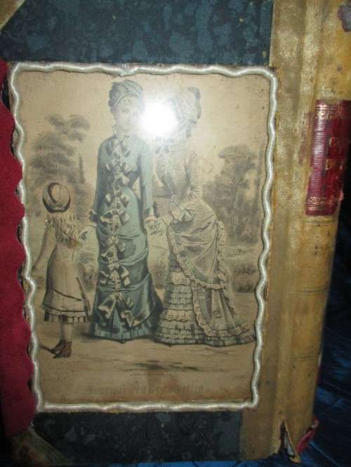 Antique Box with Statue inside