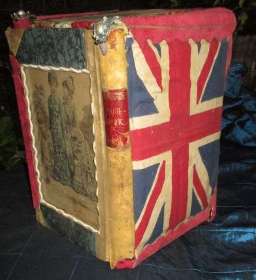 Antique Box with Statue inside