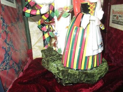 Antique Box with Statue inside