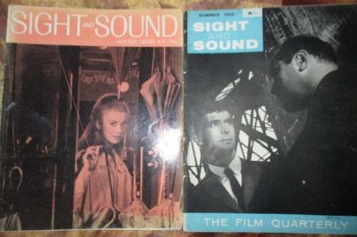 Sight  and Sound Magazines  x21   1962-1965