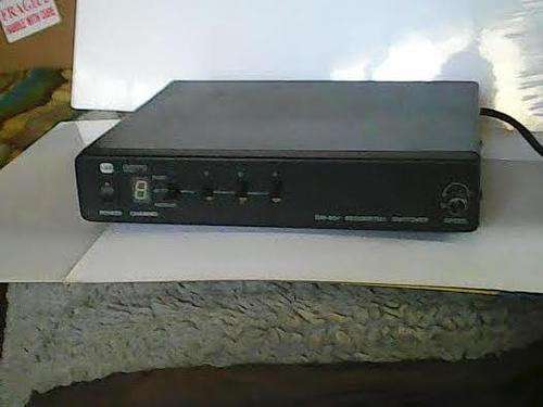 4 way mixer and 3 security monitors