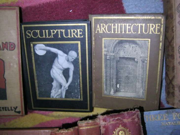 ANTIQUE BOOKS x 18