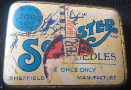 Gramophone Needles x 5 Tins with original needle`s