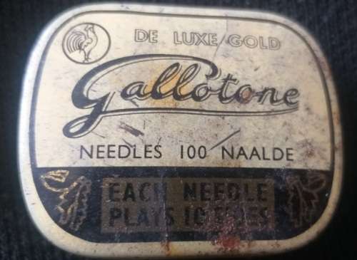 Gramophone Needles x 5 Tins with original needle`s