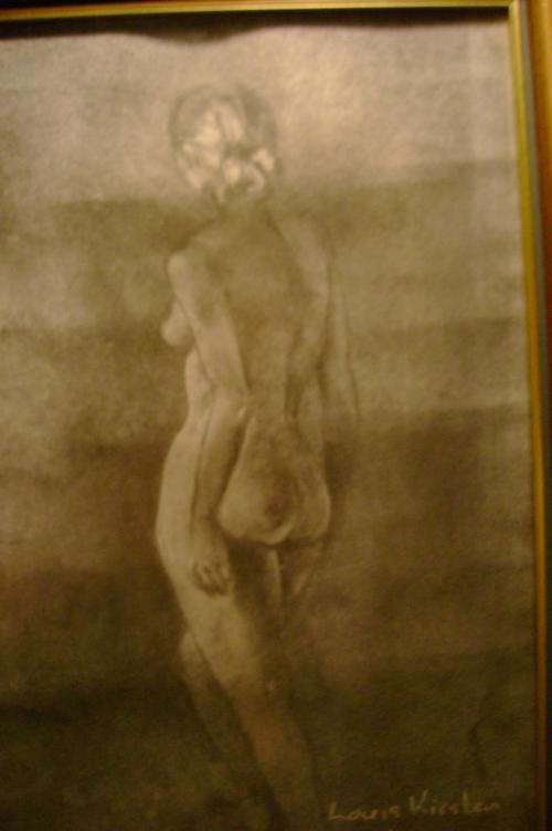 Nude Etching by Louis Kirsten 1981