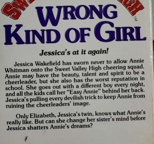 Sweet Valley Wrong kind of girl no10 by Francine Pascal