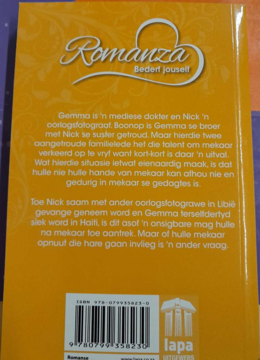 Want daars skoenlappers deur Elsa Winckler Romanza