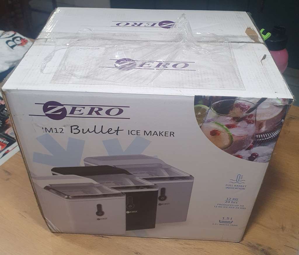 Zero Appliances IM12 Bullet Ice Maker  Silvet