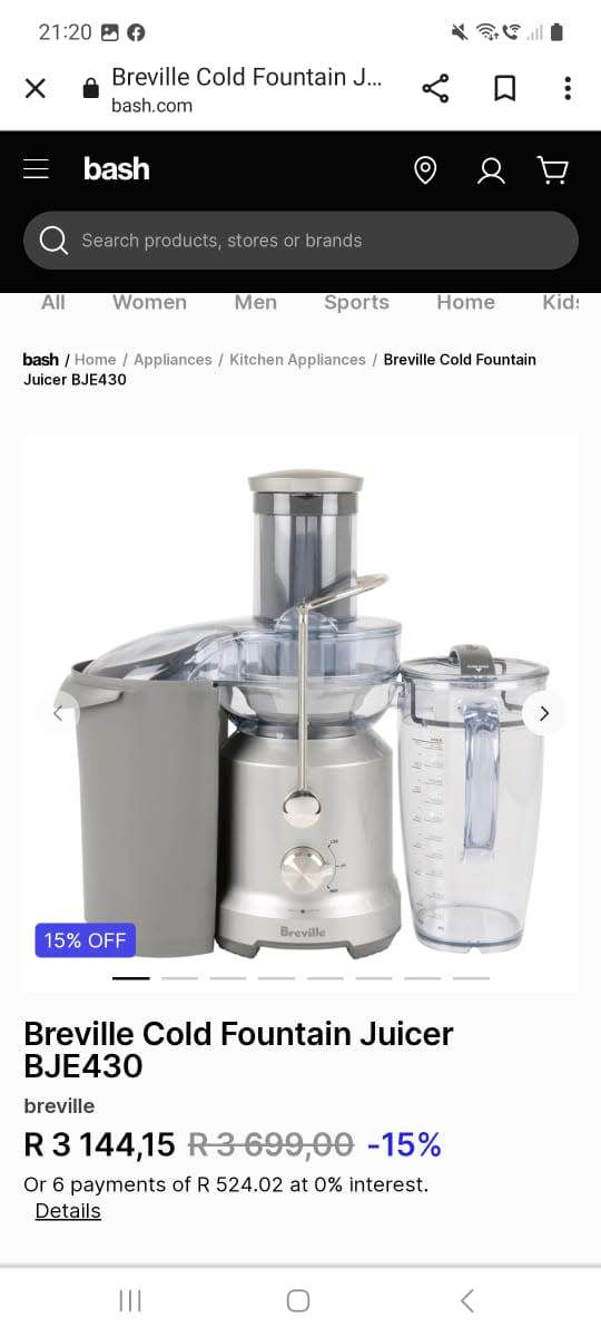 Breville Cold Fountain Juicer