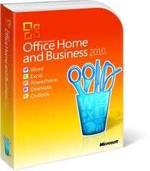 Microsoft Office Home & Business 2010 - word, excel, powerpoint, onenote , outlook (DVD) - R1599 -D