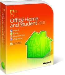 Microsoft Office Home and Student 2010 Retail pack - word, excel , powerpoint , onenote -  R699 -D