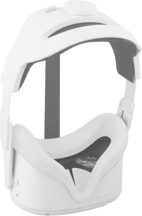 Silicone Cover for Oculus Quest 2 Headset [Sweatproof Facial Interface] White