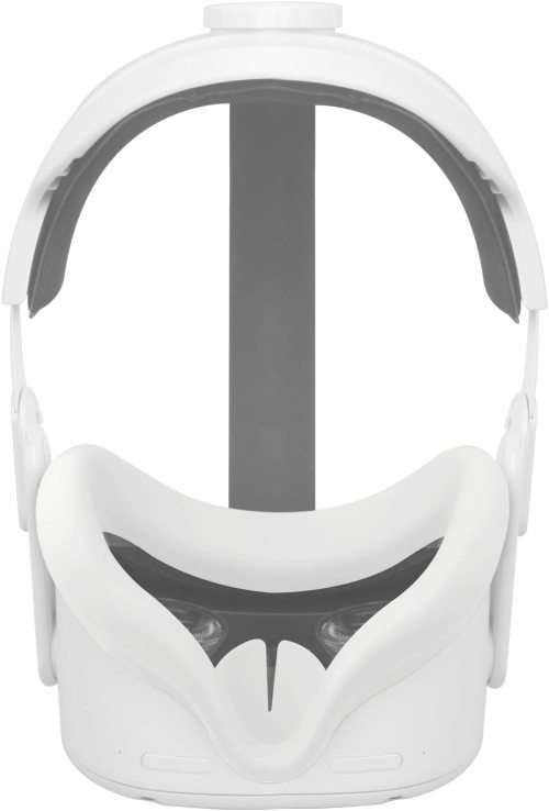 Silicone Cover for Oculus Quest 2 Headset [Sweatproof Facial Interface] White