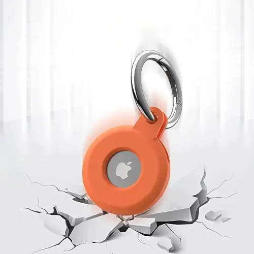 AirTag Protective Silicone Case [Black]