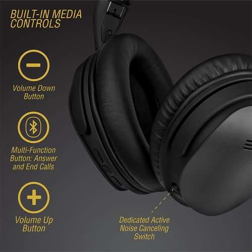 Volkano Noice Cancelling Bluethooth Headphones (Silenco Series)