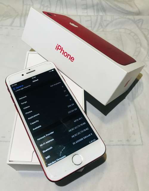 Iphone 7 RED 256Gb