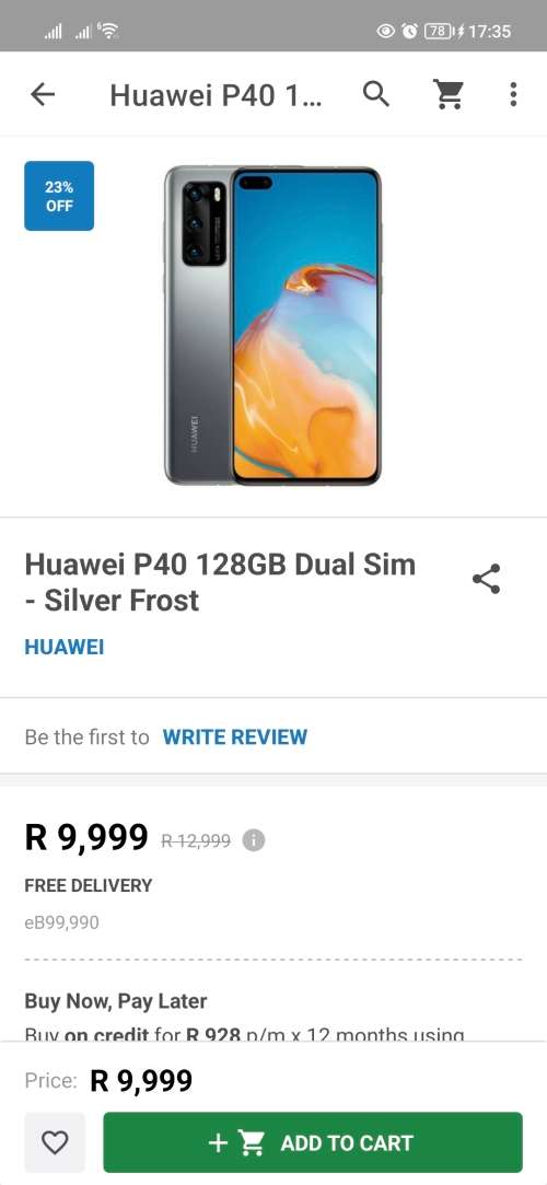 Huawei P40 Dual sim