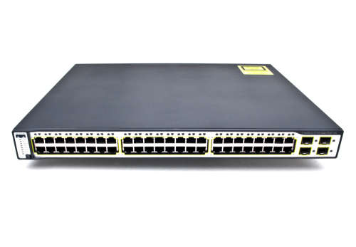 CISCO CATALYST 3750 POE 48-PORT SWITCH WITH POWER OVER ETHERNET