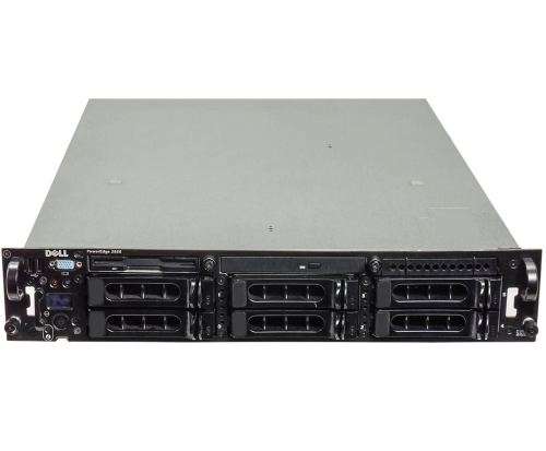 DELL POWEREDGE 2850 2U SERVER WITH 2 XEON 3.20GHZ PROCESSORS AND 600GB HDD AND 6GB RAM