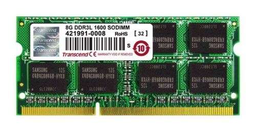TRANSCEND 8GB DDR3L 1600 LAPTOP RAM. LIKE NEW