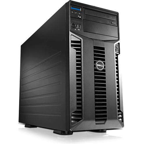 DELL POWEREDGE T410 TOWER SERVER 2 XEON QUAD CORE PROCESSORS 16 THREADS AND 5TB SAS SED AND 64GB RAM