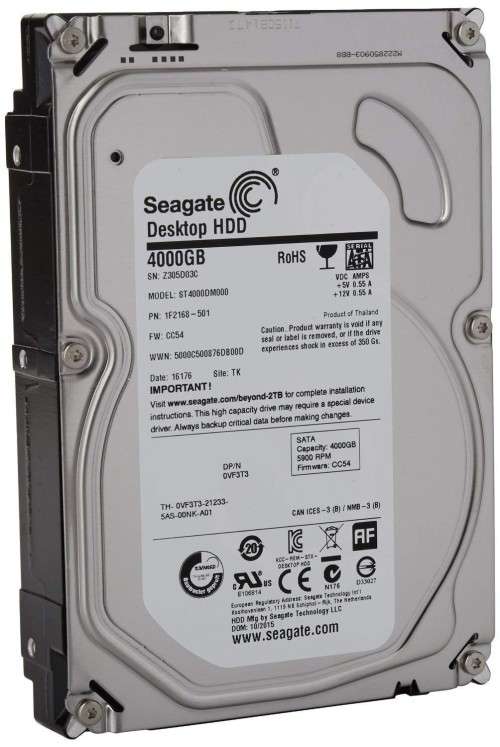 SEAGATE 4TB DESKTOP HDD SATA 6.0 Gb/s DESKTOP HARD DRIVE. 10 OUT OF 10